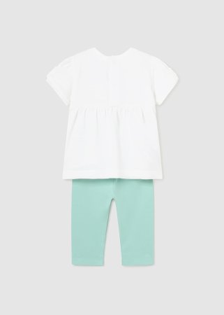 MAYORAL t-krekls ar īsam piedurknēm + legini 4L, agate, 1736-52 