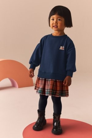 NEXT kleita ar garām piedurknēm + legini, B39731 104-110 