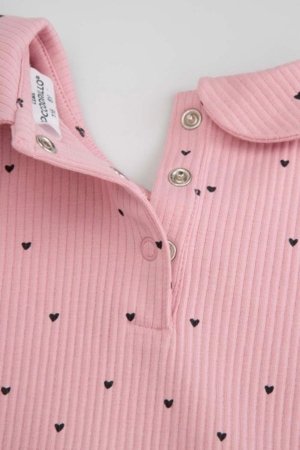 COCCODRILLO kleita ar īsam piedurknēm, rozā, WC6129201HGK-007-122, 122 cm 