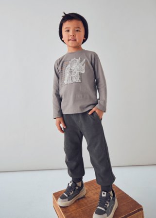 MAYORAL t-krekls ar garām piedurknēm, grey, 4.088-35, 10 cm 