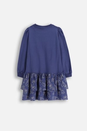 COCCODRILLO kleita FROSTING PUDDLE GIRL KIDS, zils, cm 