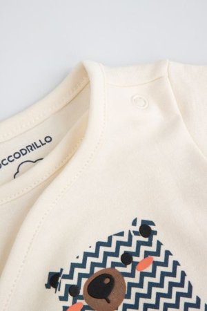 COCCODRILLO smilšu tārtiņš FOREST FRIENDS BOY NEWBORN, krēmveida, ZC5112602FBN-003-062, 62 cm