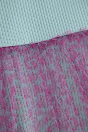 COCCODRILLO kleita ar garām piedurknēm, krāsaina, WC6129103RGK-022-116, 116 cm 