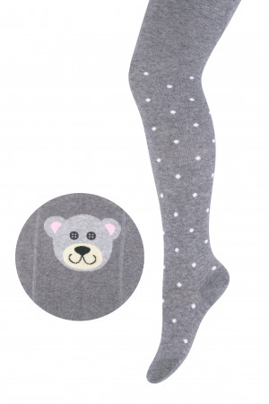 STEVEN Zeķubikses bear grey 071-195 68-74 071-195 GREY