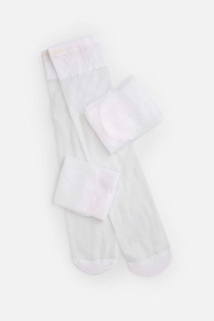 COCCODRILLO zeķes, balti, WC6379301TSO-001-033, 33/36 izmērs 