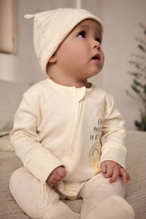 NEXT krekls ar īsām piedurknēm un cepure, E19699, 62-68