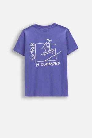 COCCODRILLO t-krekls ar īsam piedurknēm, violeti, WC6143203VBA-016-164, 164 izmērs 