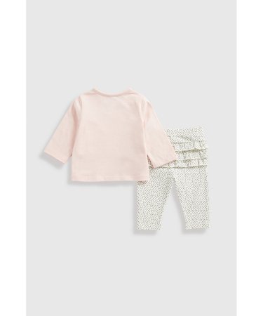 MOTHERCARE t-krekls ar garām piedurknēm + legini, GF531 