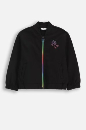 COCCODRILLO džemperis RAVE GIRL KIDS, melns, ZC5132202RGK-021-104, 104 cm