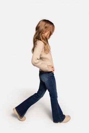 COCCODRILLO bikses JEANS COLLECTION GIRL, tumši zilas,  ZC3123105JCG-015 ZC3123105JCG-015-128