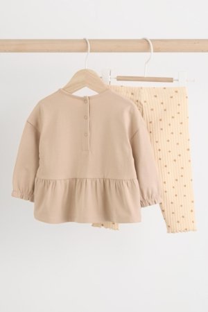 NEXT t-krekls ar garām piedurknēm + legini, Q95423 80-86 