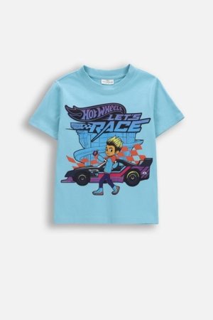 COCCODRILLO t-krekls ar īsam piedurknēm, zili, WC6143204LBD-014-098, 98 