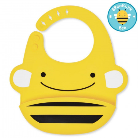 SKIP HOP silikona lacīte Zoo Fold & Go Bee 232205 