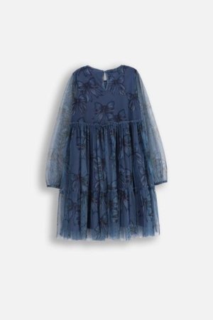 COCCODRILLO kleita FABOLOUS GIRL JUNIOR, zils, ZC5128101FGJ-015-152, 152 cm