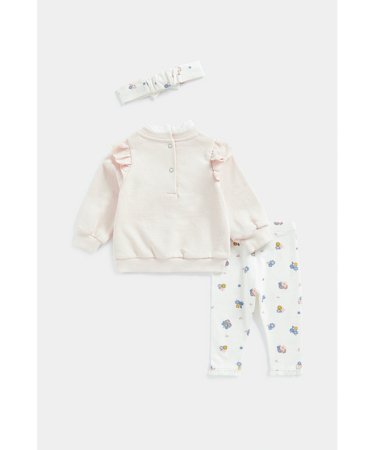 MOTHERCARE džemperis, bikses un galvas saite, FA895 640458