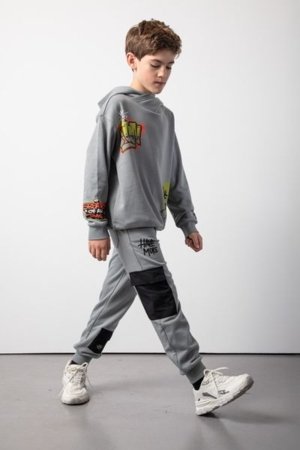 COCCODRILLO bikses SPORTS BOY JUNIOR, pelēks, cm