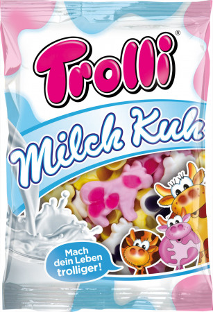TROLLI želejas konfektes Milch Kuh 200g 4000512364436