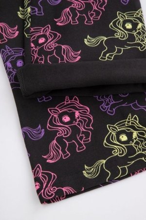 COCCODRILLO legingi RAVE GIRL KIDS, melns, ZC5122102RGK-021-110, 110 cm 