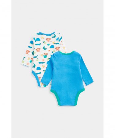 MOTHERCARE bodijs ar garām piedurknēm, 2 gab., EB677 623964