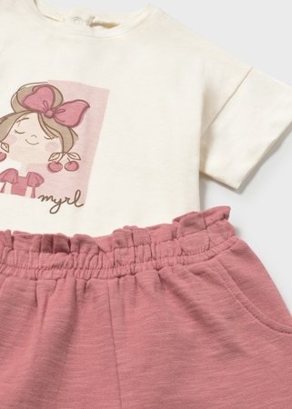 MAYORAL džemperis, t-krekls ar bikses, blush, 1.830-37, 86  cm 