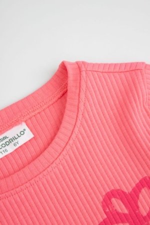 COCCODRILLO t-krekls ar īsam piedurknēm, rozā, WC6143203RGK-025-110, 110 cm 