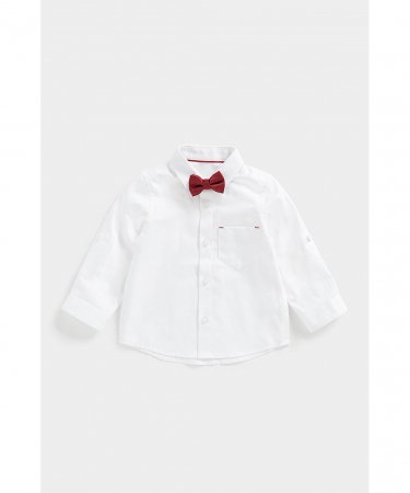 MOTHERCARE krekls ar garām piedurknēm, veste + tauriņš, CC114 600290