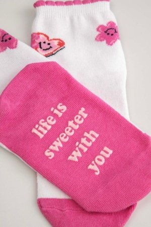 COCCODRILLO zeķes, balti, WC6382403SOG-022-019, 19/22 cm 