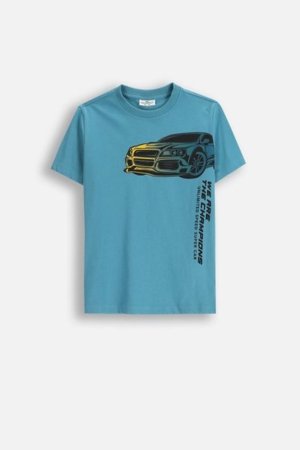 COCCODRILLO t-krekls CITY RACING BOY JUNIOR, zils, cm