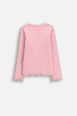 COCCODRILLO t-krekls ar garām piedurknēm, rozā, cm 