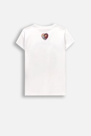 COCCODRILLO t-krekls ar īsam piedurknēm, balti, cm 