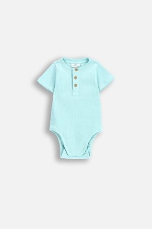 COCCODRILLO smilškrāsas krekls ar garām piedurknēm TROPICAL STORY BOY NEWBORN, zaļš, WC5112202TBN-031-086, 86 cm 
