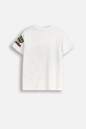 COCCODRILLO t-krekls SPORTS BOY KIDS, balts, cm 