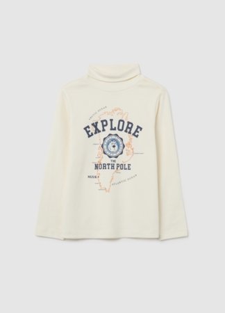 OVS t-krekls ar garām piedurknēm un augsto apkakli, cm, 002491079 