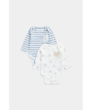 MOTHERCARE bodijs ar garām piedurknēm 2 gab., FB420 644562