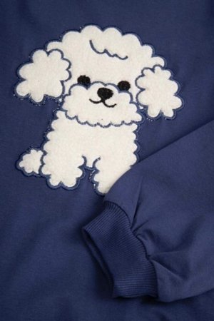 COCCODRILLO kleita FROSTING PUDDLE GIRL KIDS, zils, cm 