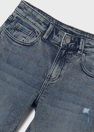 MAYORAL bikses, dirty blue, 7.571-44 