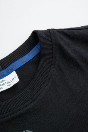 COCCODRILLO t-krekls, melni, ZC5143202YBJ-021-164, 164 cm 