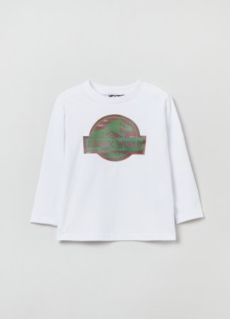 OVS BOY3-10Y T-SHIRT L/S 2H 7-8 WHITE 001894859 