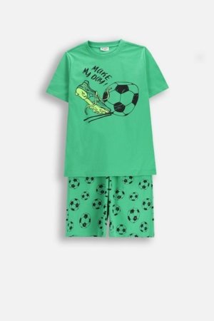 COCCODRILLO pidžama, zaļa, WC6448217PJS-011-152, 152/158 izmērs 