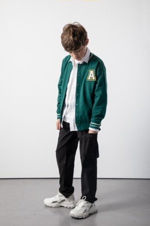 COCCODRILLO džemperis ACADEMY BOY JUNIOR, zaļš, ZC5132602ABJ-011-164, 164 cm 