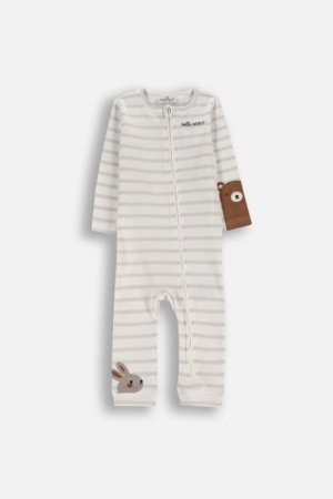 COCCODRILLO zīdaiņu kombinezons, smilšu krāsa, izmērs 