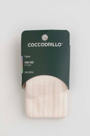 COCCODRILLO zeķubikses TIGHT COTTON COLORFUL, krēmveida, cm