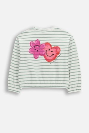 COCCODRILLO t-krekls ar garām piedurknēm, balti, cm 