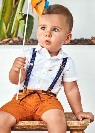 MAYORAL krekls ar īsam piedurknēm 3E, balts, 92 cm, 1114-68 1114-68 9