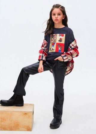 MAYORAL  krekls ar garām piedurknēm 8E, tumši zils, 7046-71 