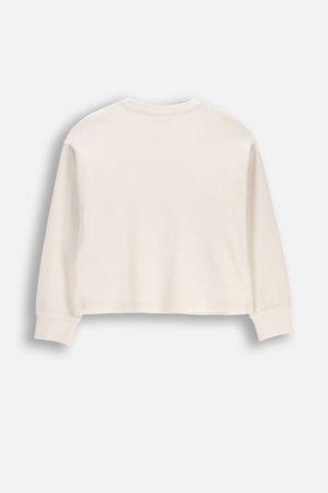 COCCODRILLO t-krekls ar garām piedurknēm, smilšu krāsa, WC6143103FGJ-002-152, 152 izmērs 