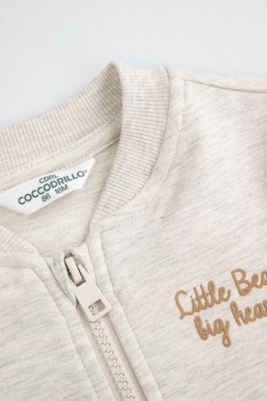 COCCODRILLO džemperis FOREST FRIENDS BOY NEWBORN, pelēks, ZC5132202FBN-019-086, 86 cm