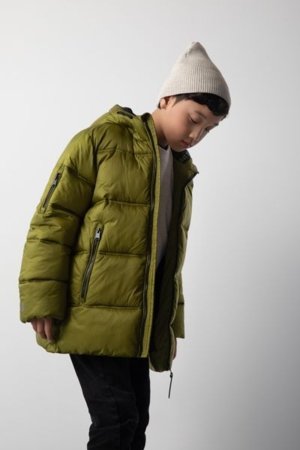 COCCODRILLO jakete OUTERWEAR BOY JUNIOR, zaļš, cm