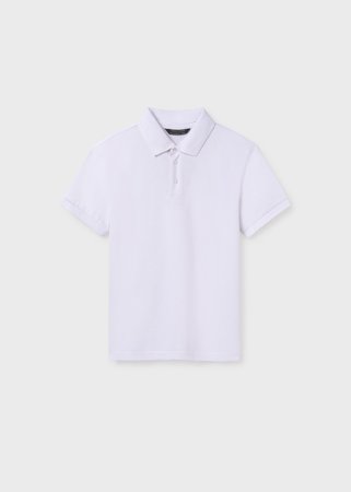 MAYORAL polo krekls ar īsām piedurknēm, white, 890-78, 157 cm 