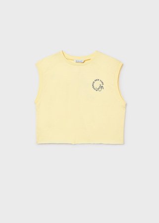 MAYORAL t-krekls bez piedurknēm, vanilla, 6.014-93, 157  cm 